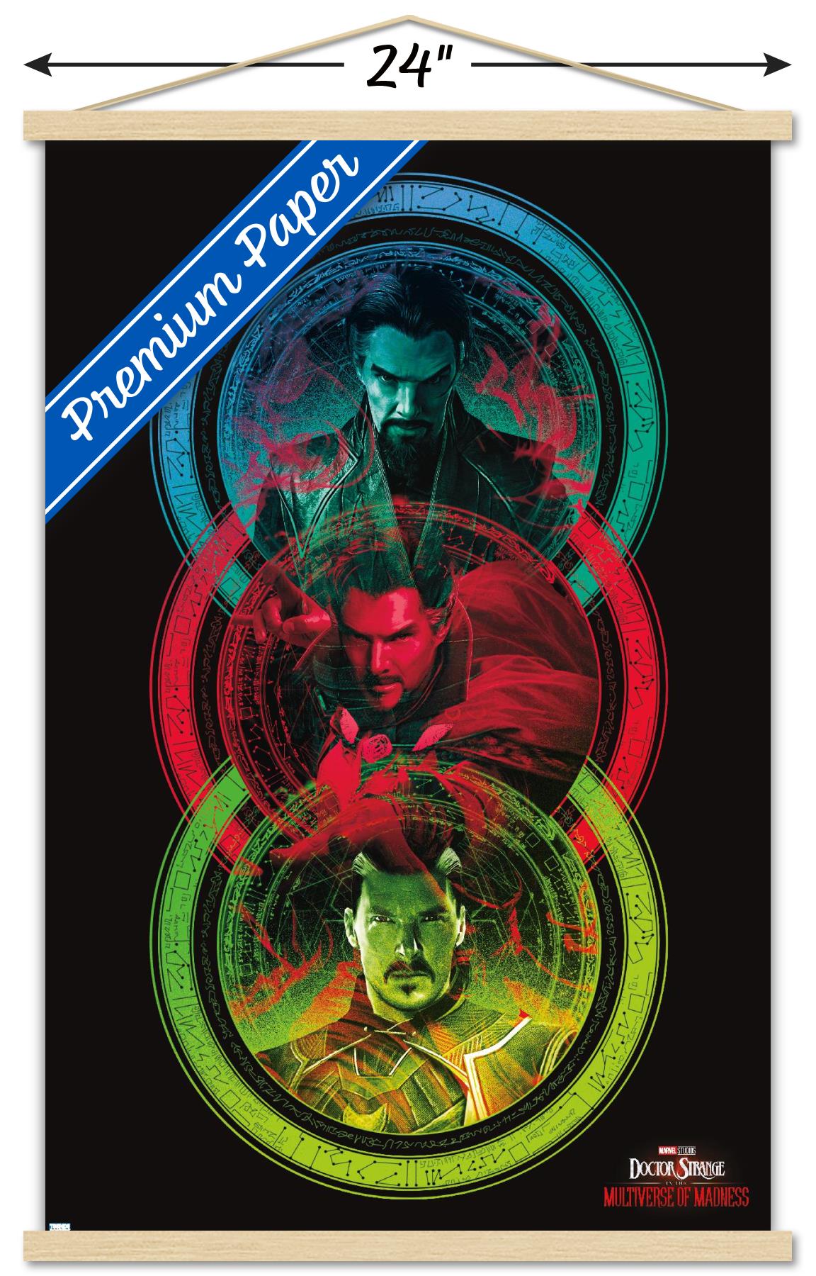 Marvel Doctor Strange in the Multiverse of Madness - Tricolor Wall Poster with Magnetic Frame, 22.375" x 34"