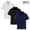 Navy, variant on Boys Cotton Polo Shirts, Summer Collared 3 Piece Short Sleeve Kids School Uniform Tops Navy Size 3-4 T
