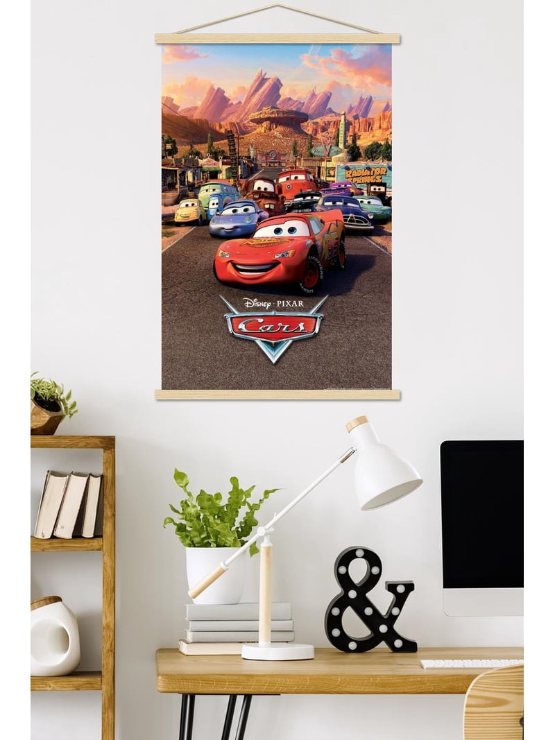 Disney Pixar Cars (2006) - One Sheet Wall Poster with Magnetic