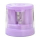 thumbnail image 2 of Sacapuntas Automático Recargable Por Usb | 5 Piezas, Plástico Morado | 8,5 X 7,5 Cm | Ligero y Eficiente | Incluye Protector de Mano y Cuchillas de Repuesto, 2 of 6