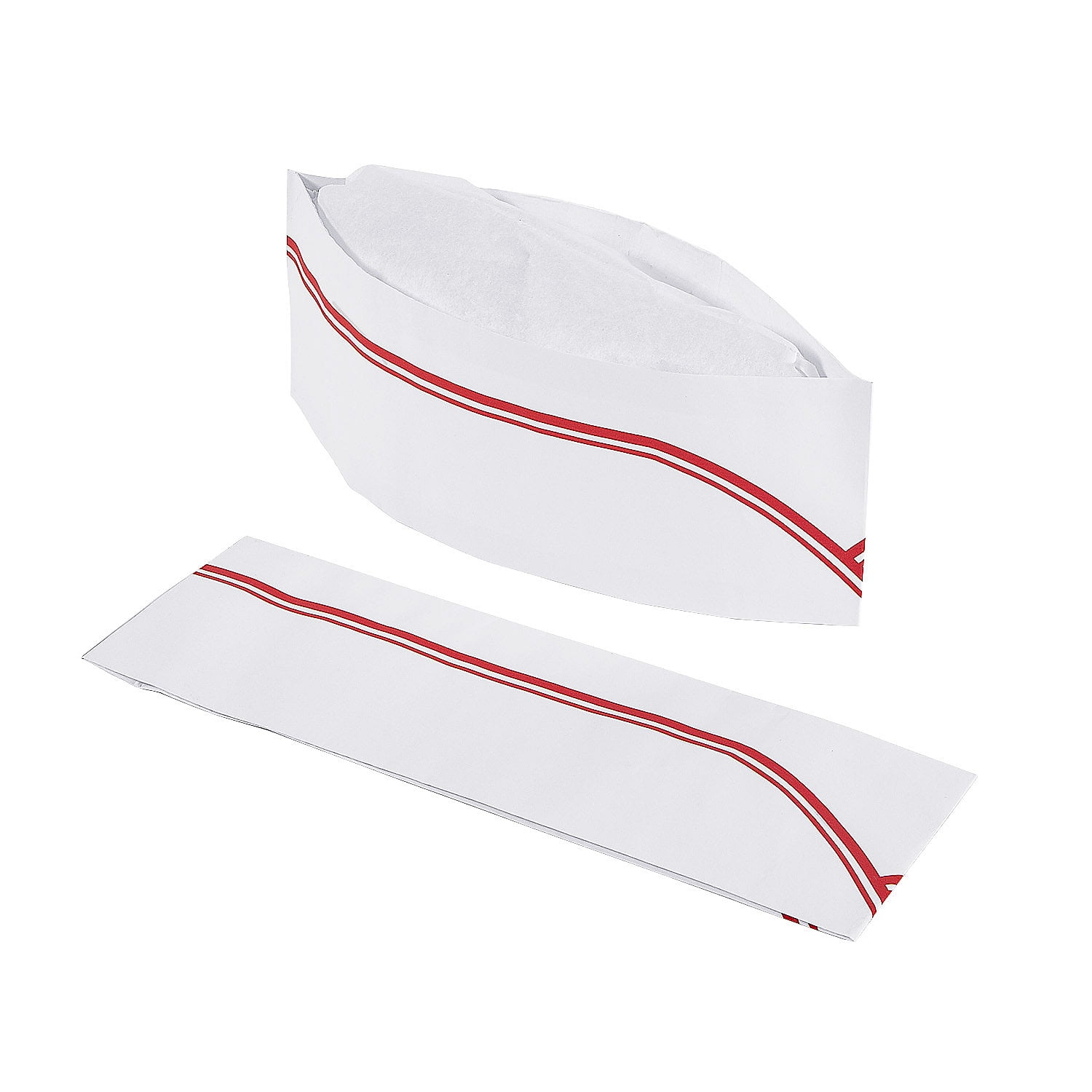 50s Diner Soda Jerk Hats, Apparel Accessories, Party, 12 Pieces