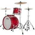 thumbnail image 2 of Ludwig NeuSonic 3-Piece Fab Shell Pack With 22" Bass Drum Satin Diablo Red, 2 of 5