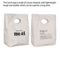 thumbnail image 4 of Minnieouse Bolsa de lona con letras para el almuerzo, bolsas de comida aisladas para mantener fresco al aire libre, contenedor de almacenamiento Bolsas de mensajero y de hombro Blanco Minnieouse AP012579-01, 4 of 6