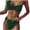 Army Green, variant on Efsteb Bathing Suit for Women 2 Piece Bikini Fashion Solid Color Bathing Suits Two Piece Swim Suit Backless Bikini Sets Swimwear (Purple,S)