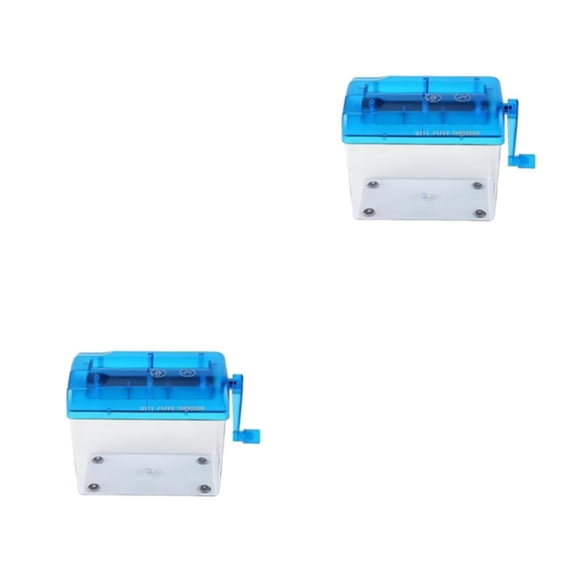 Trituradora eficiente Injueey del ABS portátil y fácil de instalar del papel y de los documentos 2Conjunto azul