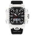 thumbnail image 4 of 2026 New Square Digital Watches for Men  Waterproof Unique Rectangle Watch Stopwatch Countdown Alarm Analog Silicone Strap, 4 of 7