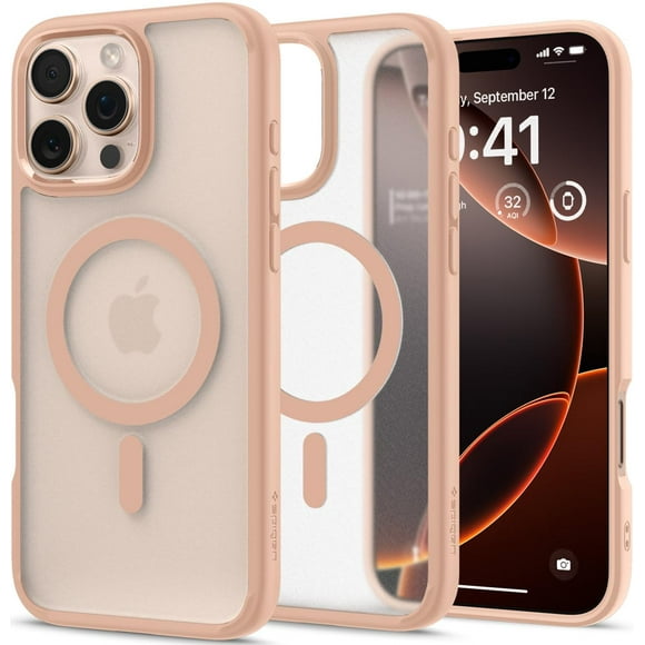 Funda para teléfono celular Spigen iPhone 16 Pro Max Ultra Hybrid MagFit