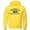 Yellow, variant on MIASHUI Men's Letter Print Sweatshirt with Pocket and Soft Lining, Comfortable Pullover for Casual Wear Grey,XXL