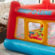 Intex Inflatable Jump-O-Lene Bounce House w/Plastic Fun Ballz, 100 Pack