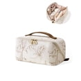 thumbnail image 1 of Bolsa de maquillaje EACHY Travel de gran capacidad impermeable F-Beige, 1 of 8