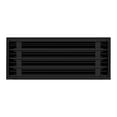 thumbnail image 2 of BUILDMART - 20x8 Modern AC Vent Cover - Decorative Black Aluminum Air Vent - Standard Linear Slot Diffuser - Heating and Cooling Register Grille for Ceiling, Walls & Floors - Texas Buildmart, 2 of 8