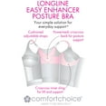 thumbnail image 5 of Comfort Choice Women's Plus Size Easy Enhancer Wireless Longline Posture Bra, 5 of 6