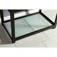 thumbnail image 2 of Kingston Brass KVSP3722B5 Kingston Commercial 37" Stainless Steel Console Sink with Steel Base and Glass Shelf (8-Inch, 3-Hole), Brushed/Oil Rubbed Bronze, 2 of 6
