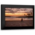 thumbnail image 1 of Murdock, Ramona 18x13 Black Modern Framed Museum Art Print Titled - Sunset on The Beach, 1 of 5