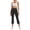 19# Black, variant on Cropped Yoga Pants Womens Plus Size Capri Flare Leggings Lightweight Summer Workout Pants for Summer Gray 2XL