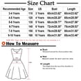 thumbnail image 2 of AJTQTH Princess Dress for Girls Kids Cute Floral Printed Formal Dress Mesh Flutter Sleeve Crewneck Layered Sundress A-Line Flowy Mixi Dress Summer Gowns Frocks Blue#02 120, 2 of 8
