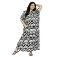 thumbnail image 2 of Oussum Robe Caftans pour Femme Grande Taille Imprimée Longue Maxi à Boutons Robes Caftan, 2 of 7