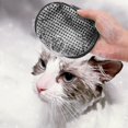 thumbnail image 3 of Cepillo de baño para mascotas, cepillo de baño con mango de anillo para gato, champú para mascotas, cepillo de baño, masaje relajante, peine de goma para perros y gatos, 3 of 5