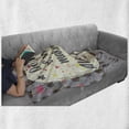 thumbnail image 6 of Inspirational Soft Flannel Fleece Throw Blanket, Do More of What Makes You Hand Lettering Words on Creative Background, Cozy Plush for Indoor and Outdoor Use, 50" x 60", Multicolor, by Ambesonne, 6 of 6