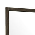 thumbnail image 4 of Benjara Annu 43 x 43 Dresser Mirror, Transitional, Square Walnut Brown Wood Frame, 4 of 5