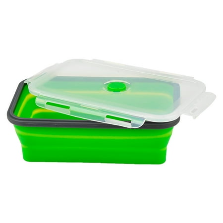 

Folding Lunch Box Folding Silicone Lunch Box Microwave Lunch Box Portable Plastic Lunch Box，kitchen utensils set