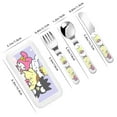 thumbnail image 2 of Picia Sanrio Pattern Toddler Utensils, Children's Knife, Fork And Spoon Set,Kids Silverware Set with Handle, 430 Stainless Steel, 2 of 8
