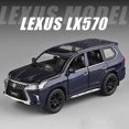 thumbnail image 1 of 1:32 Coche de juguete Excelente calidad LX570 SUV Coche de metal Coche de juguete de aleación Azul 1:32 Lexus LX570 con caja base, 1 of 5