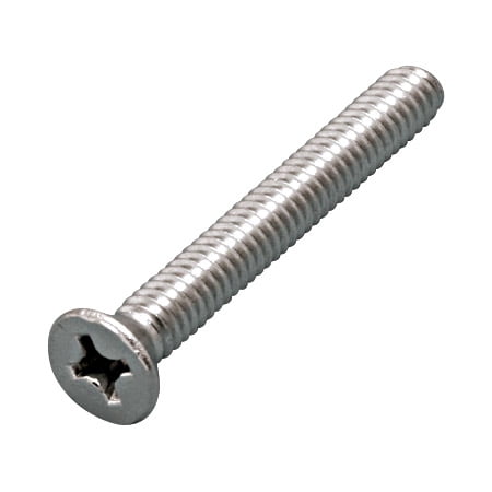 STAINLESS MACHINE SCREW, FLATHEAD, PHIL 1/4"X3" 316 SS