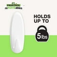 thumbnail image 4 of FrogTape reMOVEables Large White Heavy Duty Hook, 1 Hook and 2 Adhesive Strips, 4 of 12