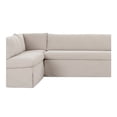 thumbnail image 6 of Moe's Home Collection Fable Slipcover Dining Banquette L-Shape Beige 139.5In, 6 of 10