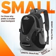 thumbnail image 2 of sunhiker Mochila de Senderismo Resistente al Agua de Viaje Ligera pequeña M0714 (Azul), 2 of 5