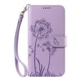 thumbnail image 5 of for iPhone 11 Pro Max Pattern Wallet Flip Case, Premium PU Leather Card Slots Full Body Protection Wrist Strap Kickstand Non-Slip Shockproof Magnetic Phone Case for iPhone 11 Pro Max, Purple, 5 of 6