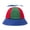 Blue, variant on Propeller Hat Whimsical Rainbow Bucket Cap Colorful Hat for Youth & Women-Green