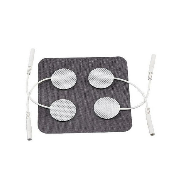 Bolsa 4 Pzas Electrodo Circular Reutilizable Blanco Medstar