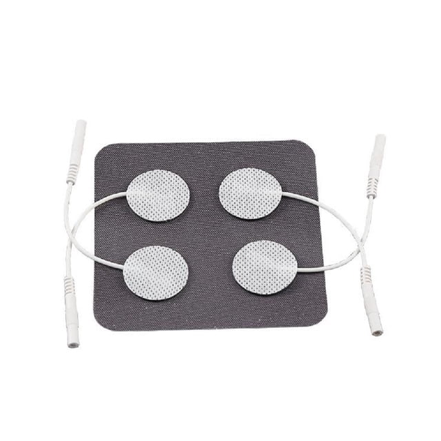 Bolsa 4 Pzas Electrodo Circular Reutilizable Blanco Medstar