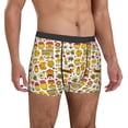 thumbnail image 5 of Men's Boxer Briefs, Bees And Honey 1 Soft Comfy Mens Underwear Boxer Briefs Breathable With Widen Waist, 5 of 7