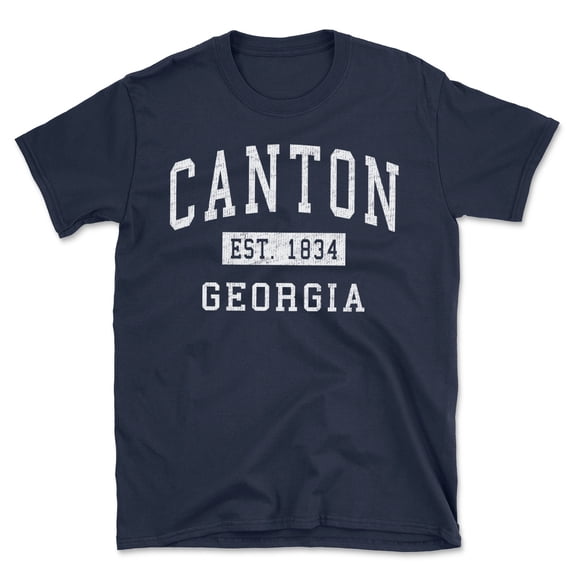Canton Georgia Classic Established Men's Cotton T-Shirt