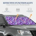 thumbnail image 4 of Kll Ornamental Turtles Windshield Sun Shade 2-Piece Foldable Car Front Window Sunshade For Most Sedans Suv Truck - Auto Sun Blocker Visor Protector Blocks Max Uv Rays - Medium, 4 of 7