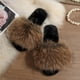 thumbnail image 3 of Xucatan Women's Plush Winter Slippers with Cute Decorations Cozy Fleece-Lined Indoor House Shoes, Non-Slip Comfortable Casual Flat Slides for Women Gift, 3 of 8