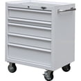 thumbnail image 2 of Viper Tool Storage V300541WHR 30-Inch 5-Drawer 18G Steel Rolling Cabinet, White, White, 2 of 4