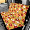 thumbnail image 2 of Psesaysky Hibiscus Pineapple Full Wrap Rear Bench Car Seat Cover for Car Interior Automotive, Stretchy All Weather Back Seat Cover Protectors 2 Pack, 2 of 4
