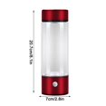 thumbnail image 2 of Apmemiss Clearance Hydrogen Rich Health Cup Alkaline Ionizer Generator Electrolysis Generator Ionization Bottle Weak Alkaline Cup Anti-Oxidation and Anti-Aging Glass Health Cup, 2 of 6