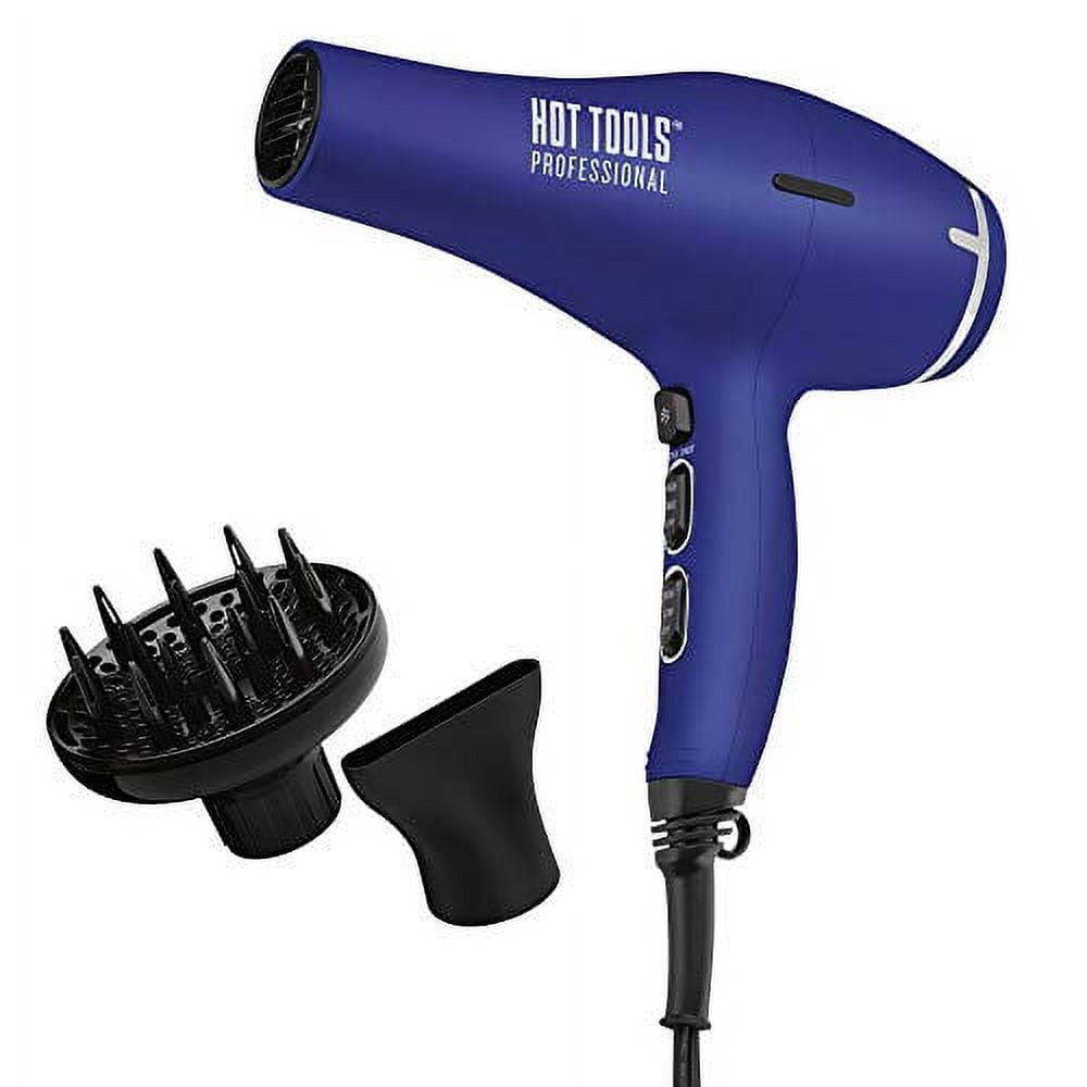 Hot Tools Tourmaline Tools 2000 Turbo Ionic Dryer Blue Walmart