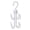 A, variant on Heavy Duty Rotating Plastic Hooks, 360° Rotation, Wall-Mounted, for Home/Outdoor/Camping Storage