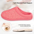 thumbnail image 3 of Women's Comfy Memory Foam Slip On House Slippers Washable Indoor/Outdoor Shoes, 3 of 7