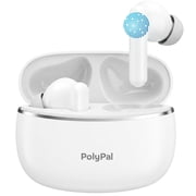 Restored Timekettle Polypal P1 AI Translator Earbuds, Real-Time 138 Languages 7-in-1 Bluetooth Speech & Video Translation Earbuds for Travel Business Learning, White