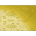thumbnail image 1 of Ahgly Company Tapis d'Intérieur Lavables en Machine Rectangle Transitionnel Jaune Vif, 2' x 3', 1 of 7