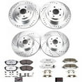 thumbnail image 3 of PowerStop Front and Rear Z26 Street Warrior Carbon-Fiber Ceramic Brake Pad and Drilled and Slotted Rotor Kit Fits: SUBARU Select Models K286-26, 3 of 9