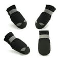 thumbnail image 2 of TELOLY 4Pcs Dog Shoes,Nylon Dog Shoes,Puppy Shoes,Green,1In, 2 of 4