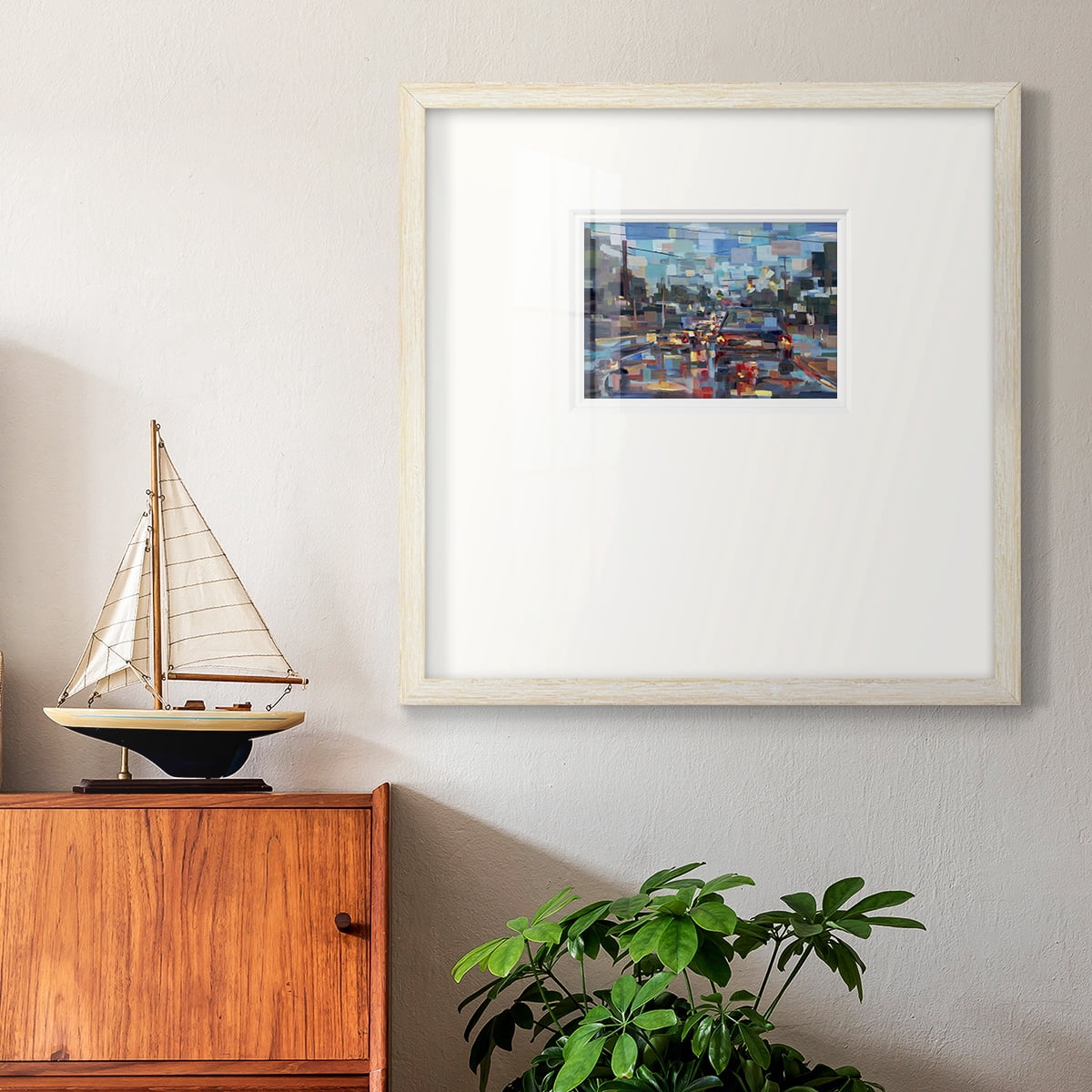 Red TrafficPremium Framed Print